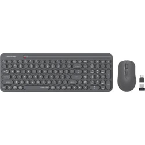 Клавиатура + мышь A4Tech Fstyler FG3300 Air2 клав:серый мышь:серый USB беспроводная slim Multimedia